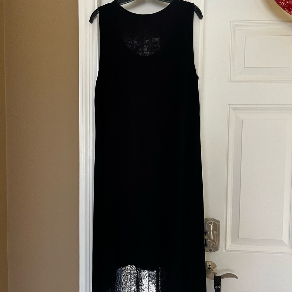 Chico’s Elegant Black High Low Dress - Picture 3 of 5